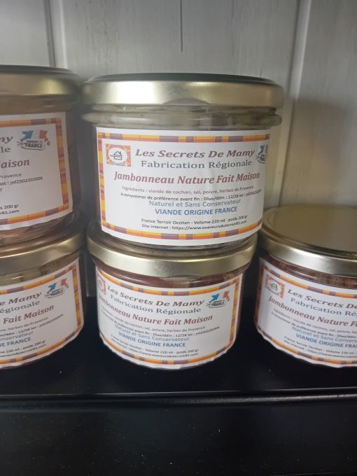 JAMBONNEAU AU NATUREL FAIT MAISON