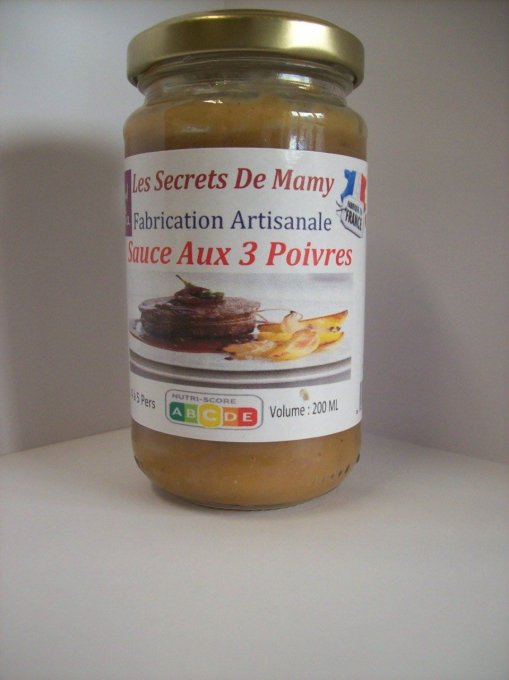 6 pots de  Sauce aux Poivres  - 220 ml 