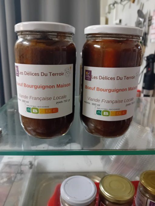  BOEUF BOURGUIGNON Conserves de 750 gr