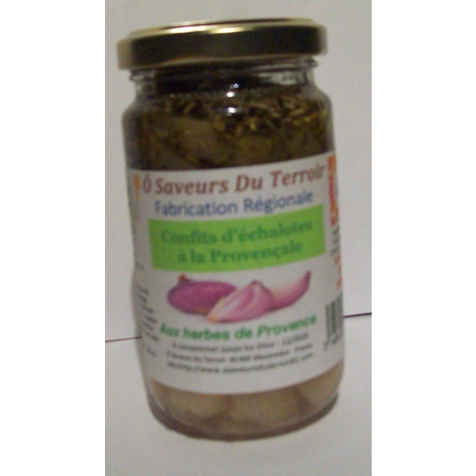  6 pots d'échalotes confites Provençale 200 ML