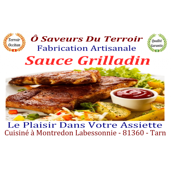 Pack de 10  pots de  sauces 1 pot de chaque