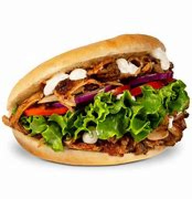 LE MENU KEBAB MAISON Dans GALETTE WRAPP avec frites sauce et 1 Boisson