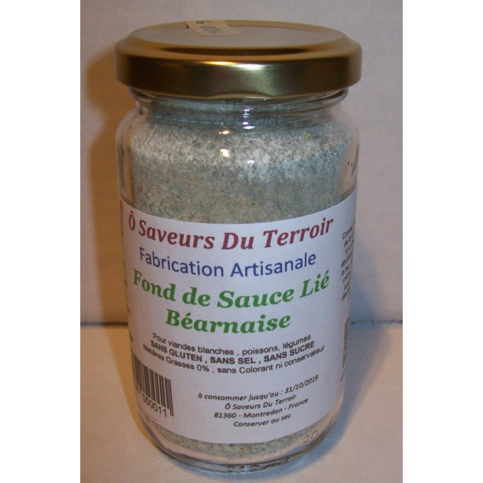 Fond de Sauce Saveurs Béarnaise 200 ML/100 gr