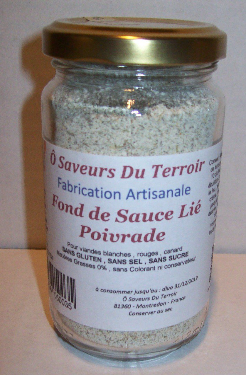 24 Fonds de Sauce Saveurs Poivrade 200 ML/100 gr - 
