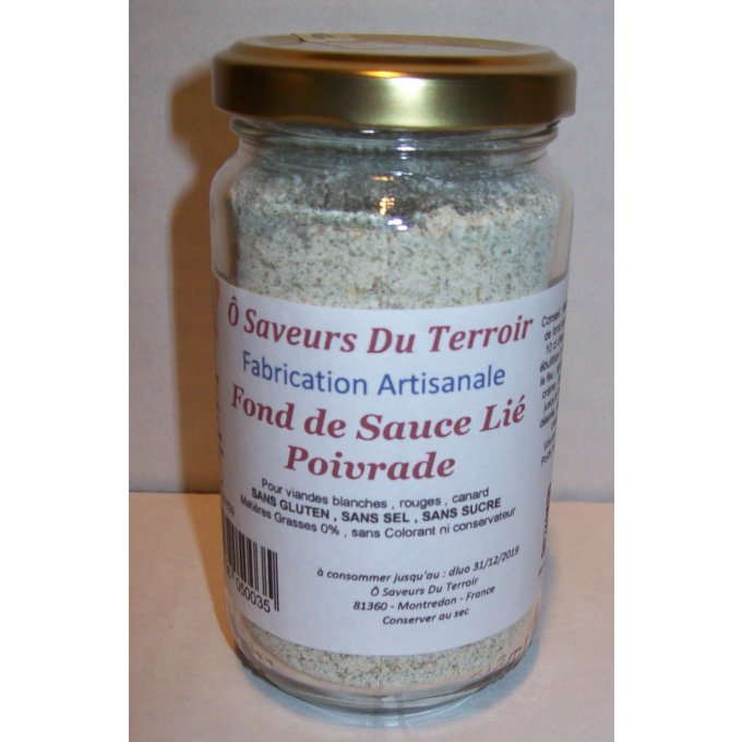 Fond de Sauce Saveurs Poivrade 200 ML/100 gr