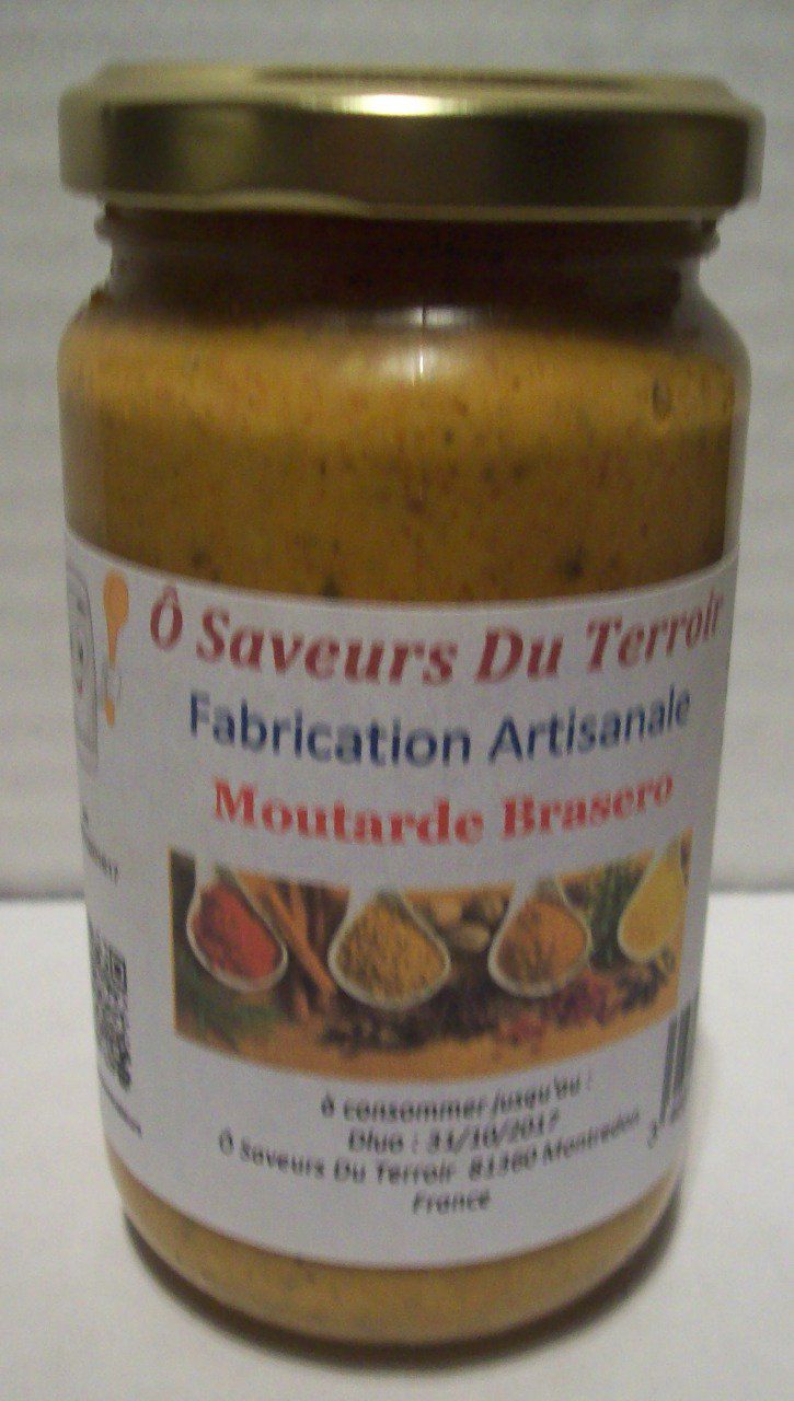 6 Pots de Moutarde Brasero  - 220 ml 