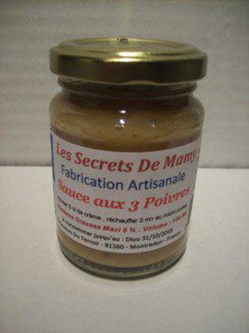 1 pot de  Sauce aux Poivres  - 200 ml