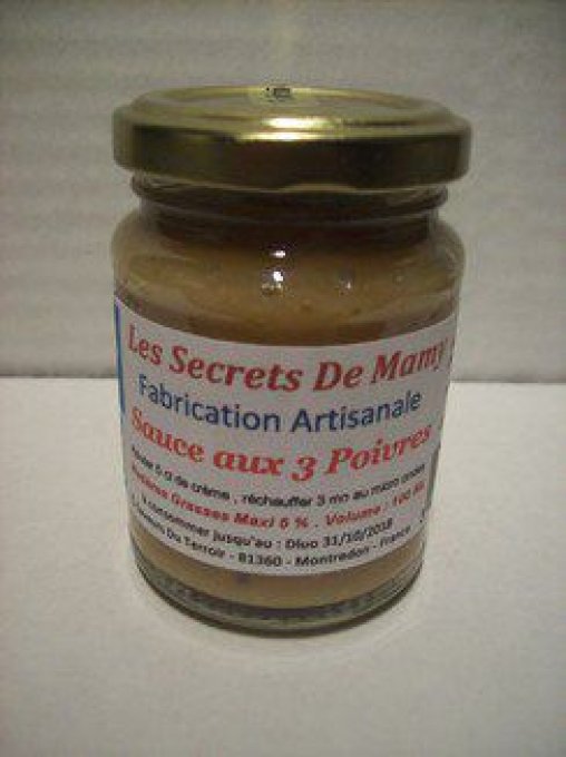 1 pot de  Sauce aux Poivres  - 200 ml