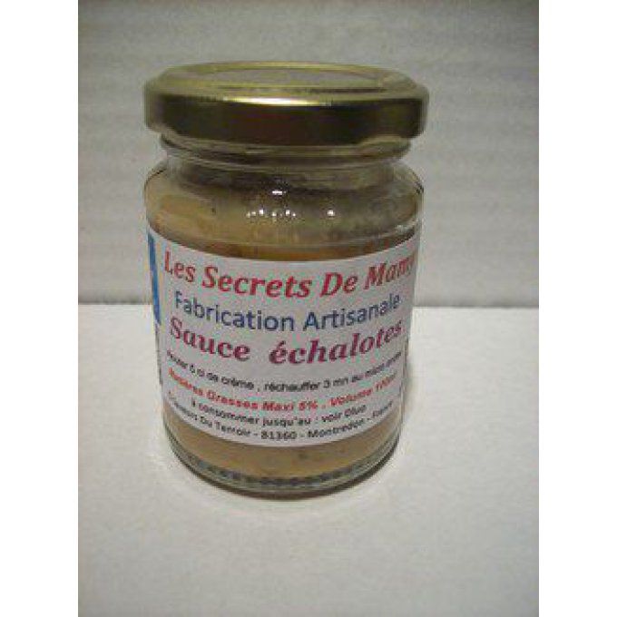 24  Sauces aux échalotes  200ml - label SUD DE FRANCE