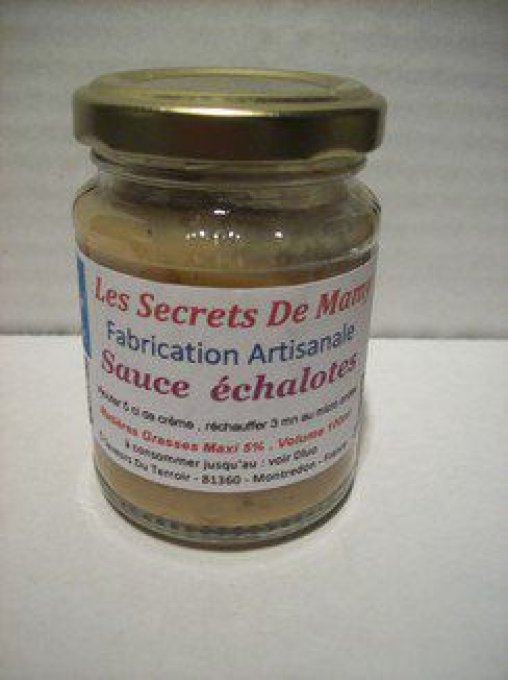  3 Sauce aux échalotes  3 POTS DE 220 ML 