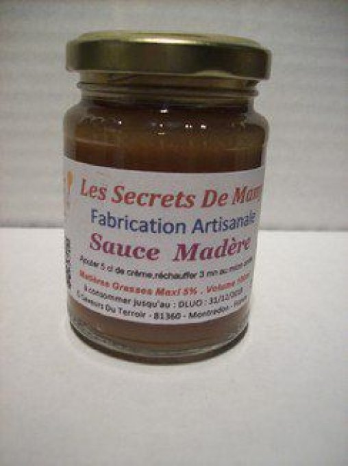  1 pot de  Sauce au Madère   - 200 ml
