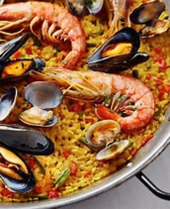 Plat du Jour : PAELLA au fruits de mer FAIT MAISON