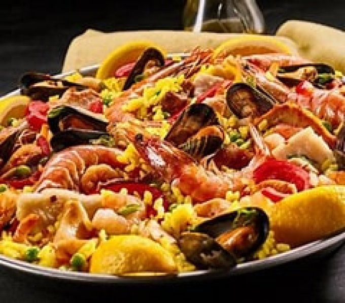 Plat du Jour : PAELLA au fruits de mer FAIT MAISON