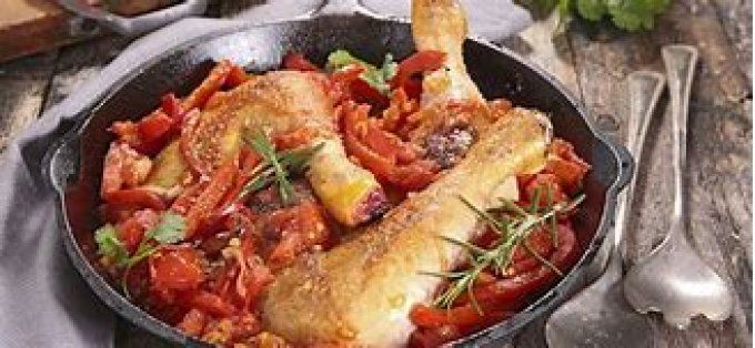 Plat du Jour : 1 CUISSE DE POULET Provençale  et sa garniture