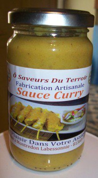   6 pots  de  Sauce au Curry  - 220 ml -