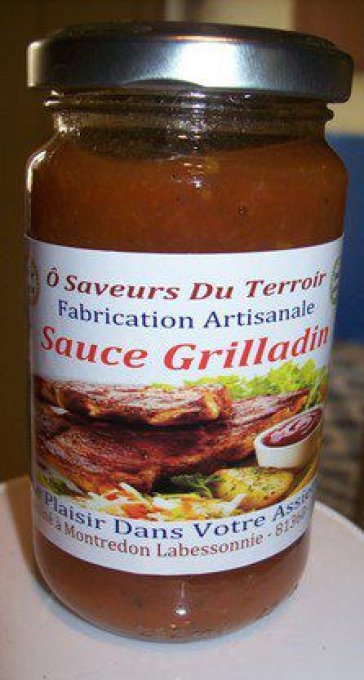  Carton de 6 Sauces Grilladin - Barbecue  - 200 ml