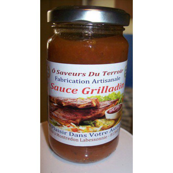  Carton de 6 Sauces Grilladin - Barbecue - 200 ML