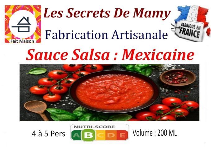 Pack de 10  pots de  sauces 1 pot de chaque