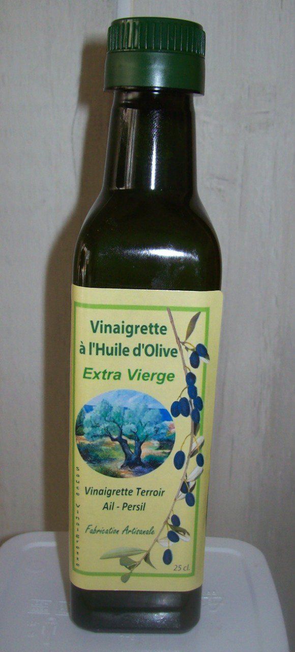 6  VinaigrettesTerroir à l'huile d'olive 250 ML 